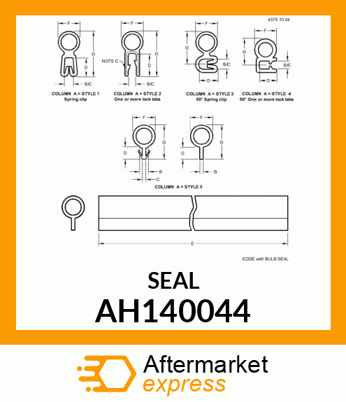 SEAL ASSY AH140044