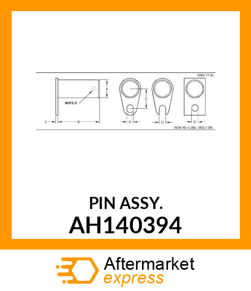 PIN ASSY. AH140394