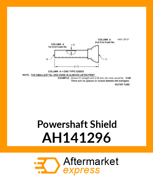 Powershaft Shield AH141296