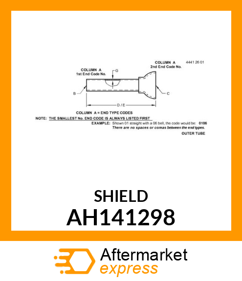 Powershaft Shield AH141298