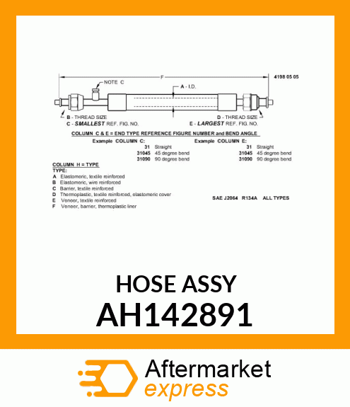 HOSE ASSY AH142891