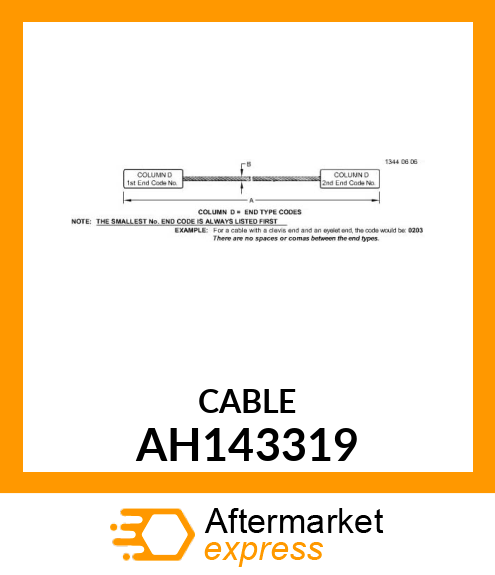 CABLE ASSY AH143319