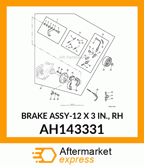 BRAKE ASSY AH143331