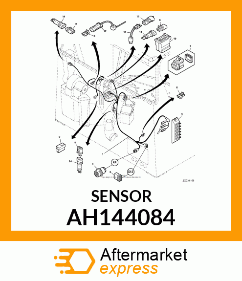 SWITCH, SWITCH ASSY, A/C, LOW PRESS AH144084