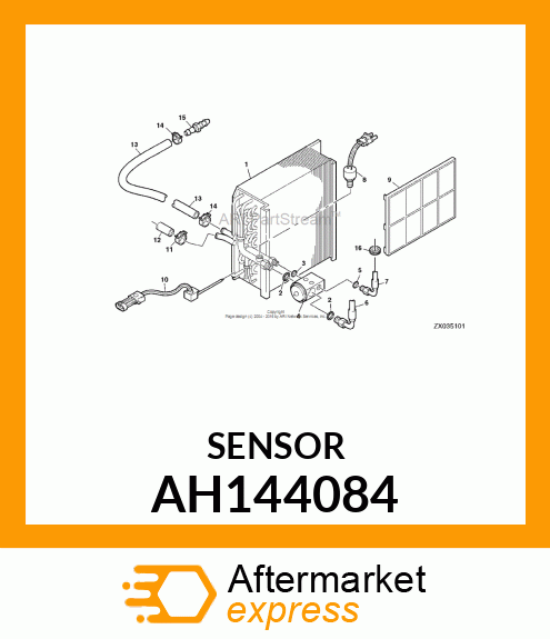 SWITCH, SWITCH ASSY, A/C, LOW PRESS AH144084