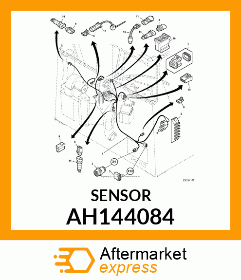 SWITCH, SWITCH ASSY, A/C, LOW PRESS AH144084