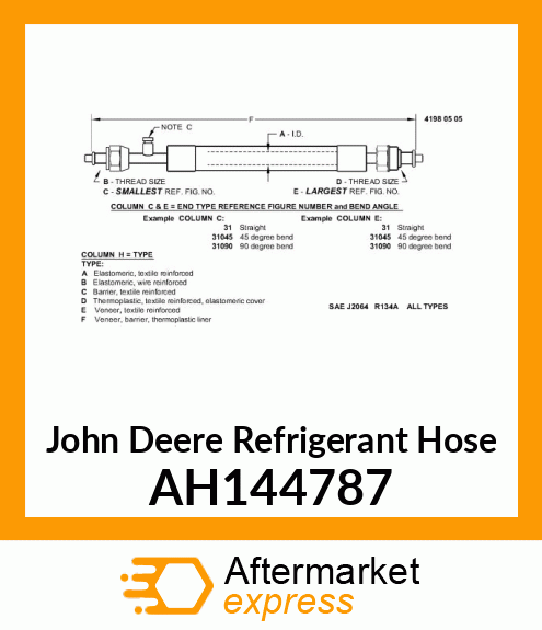 HOSE ASSY AH144787