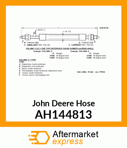 HOSE ASSY AH144813