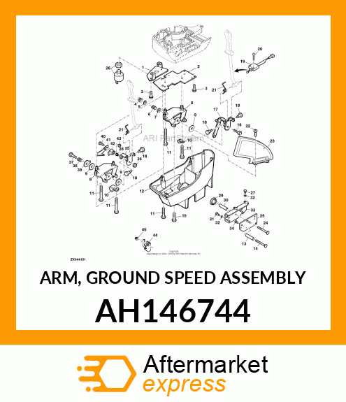 ARM, GROUND SPEED ASSEMBLY AH146744