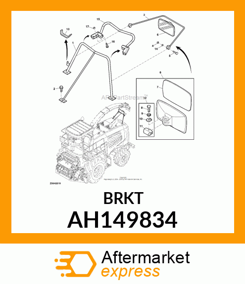 CRANK, CRANK ARM ASSY AH149834