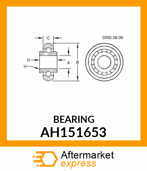 BEARING ASSY AH151653