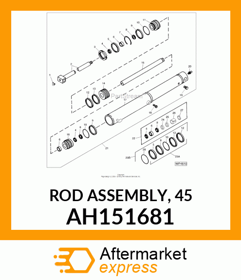 ROD ASSEMBLY, 45 AH151681