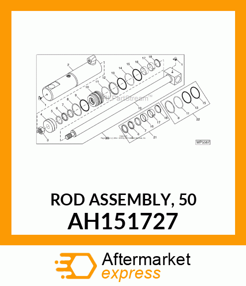 ROD ASSEMBLY, 50 AH151727