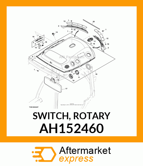 SWITCH, ROTARY AH152460