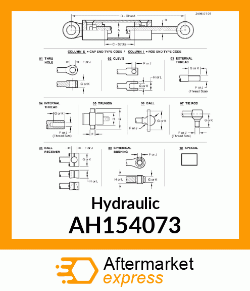 Hydraulic Cylinder AH154073