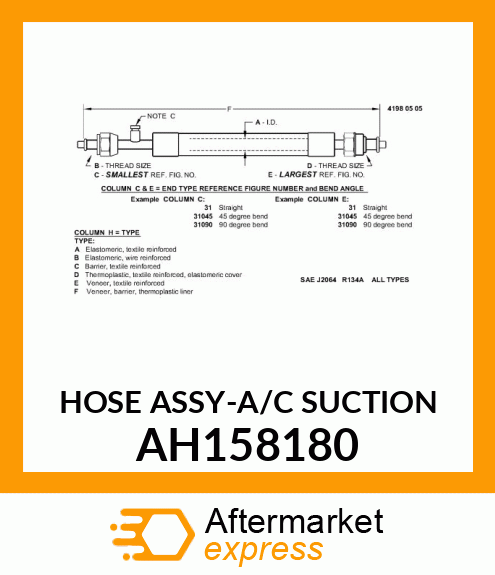 HOSE ASSY AH158180