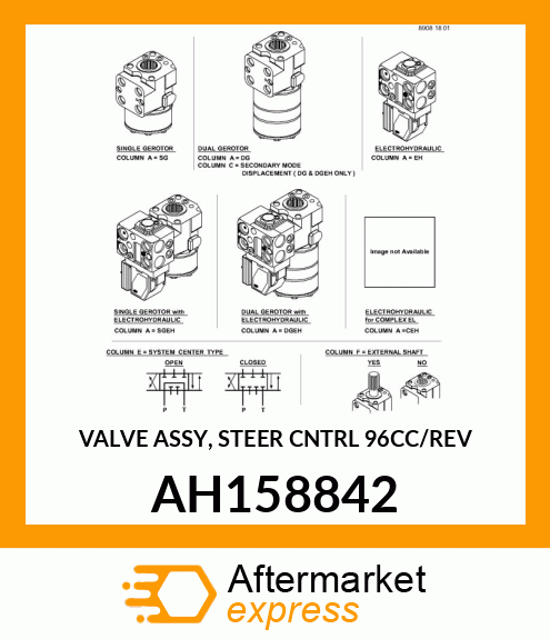 Flow Control Hyd. Valve AH158842