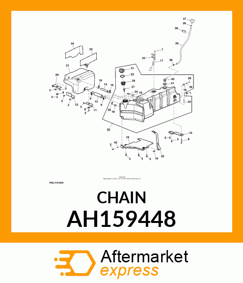 LINK CHAIN, FUEL CAP AH159448