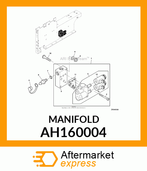 HYDRAULIC PRESSURE VALVE, CONTROL V AH160004