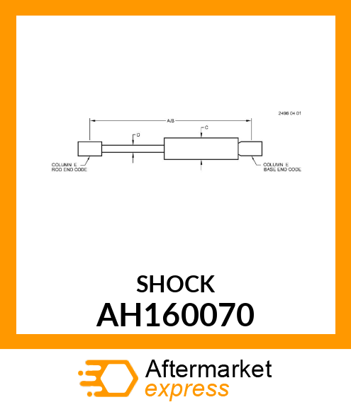 SPRING ASSY, GAS, SPREADER AH160070