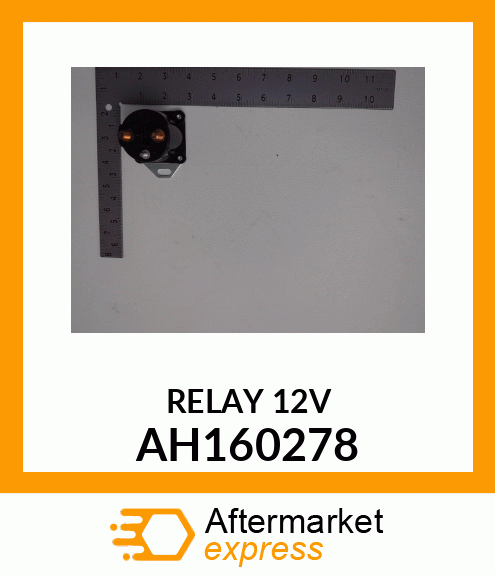 RELAY ASSY, HEAVY DUTY, SUPPRESSED AH160278