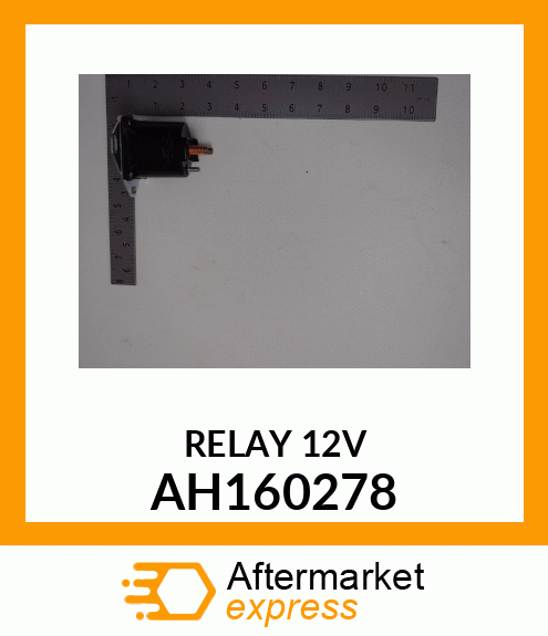 RELAY ASSY, HEAVY DUTY, SUPPRESSED AH160278