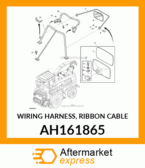 WIRING HARNESS, RIBBON CABLE AH161865