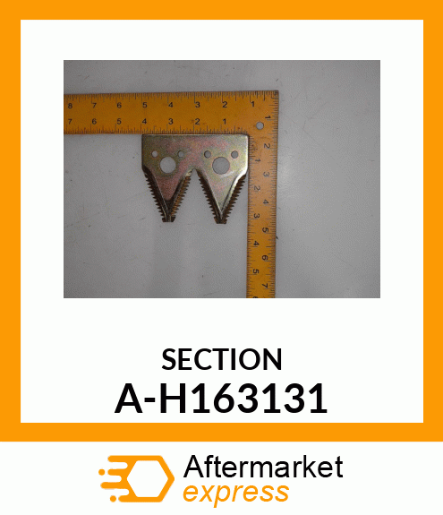 Section - SECTION, DOUBLE; COURSE A-H163131