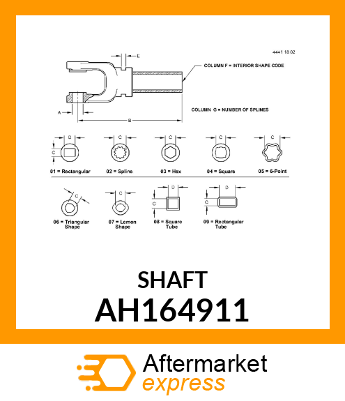 Yoke With Tube AH164911