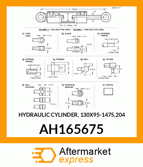 Hydraulic Cylinder AH165675