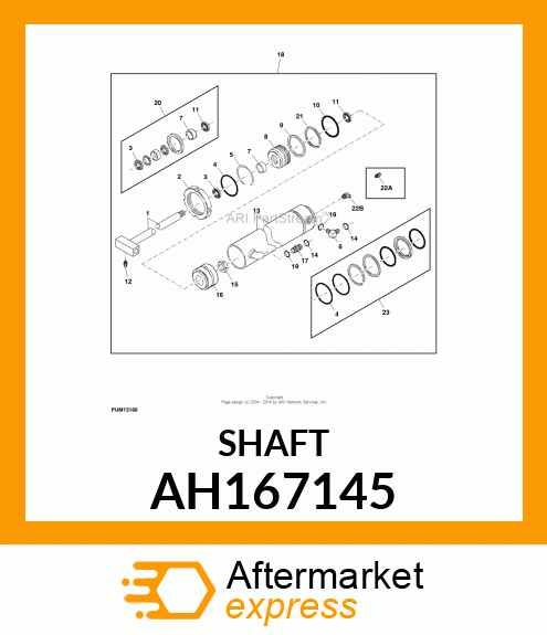 ROD ASSEMBLY, 40 AH167145