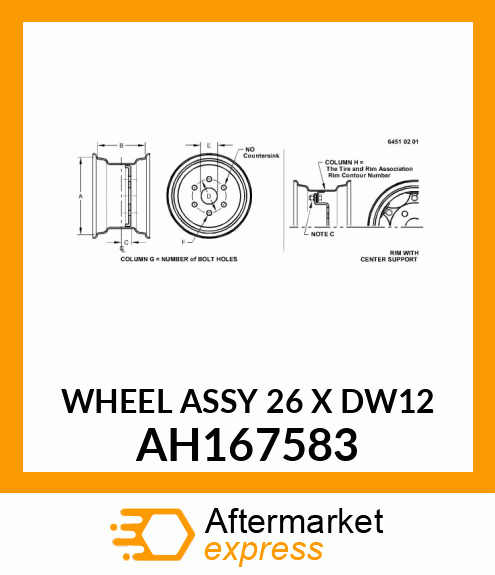 Wheel AH167583