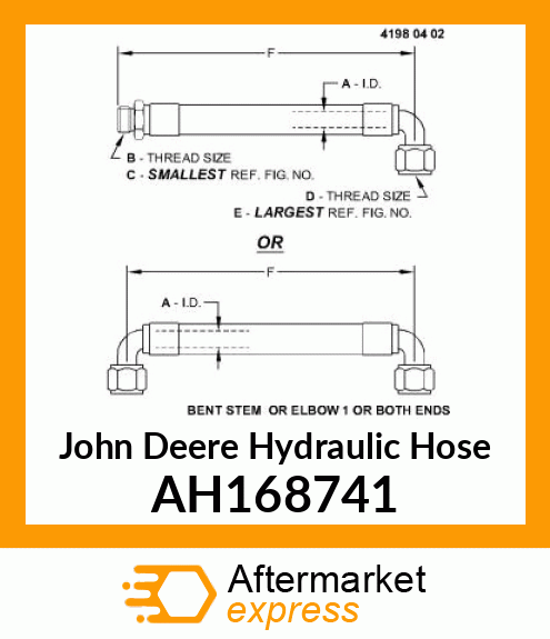 Hydraulic Hose AH168741