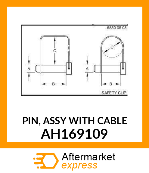 PIN, ASSY WITH CABLE AH169109