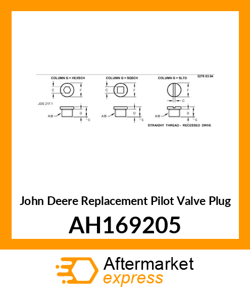 PLUG, JDS 217.1 AH169205