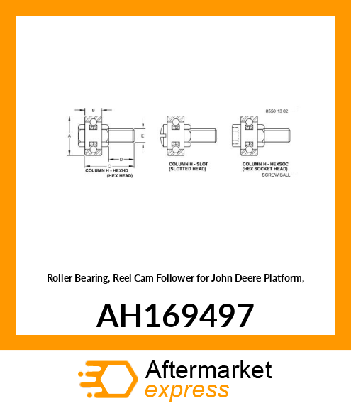 BEARING ASSY, REEL ECCENTRIC AH169497