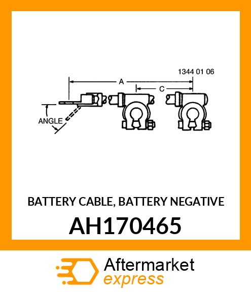BATTERY CABLE, BATTERY NEGATIVE AH170465