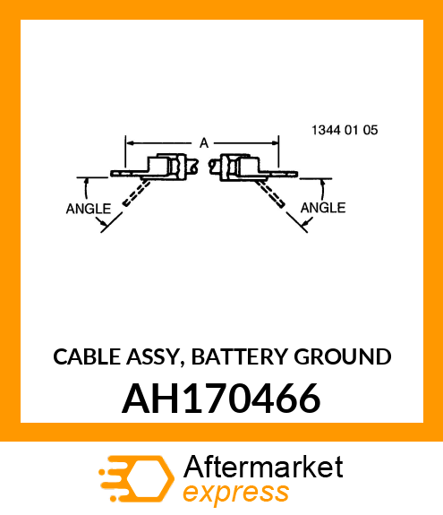 CABLE ASSY, BATTERY GROUND AH170466