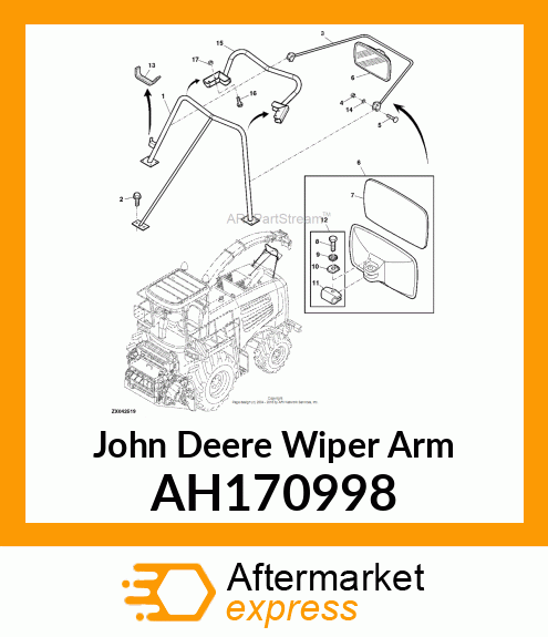 ARM ASSY, CPT AH170998