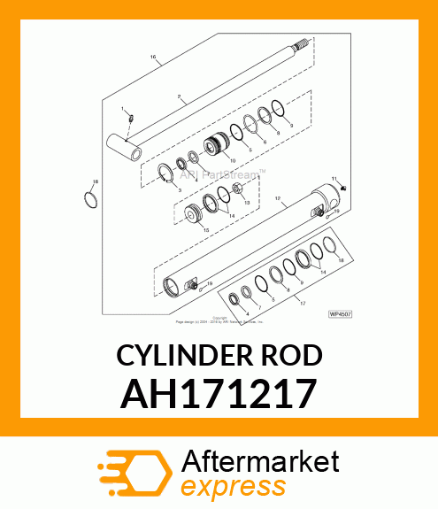 Hydraulic Cylinder Rod AH171217