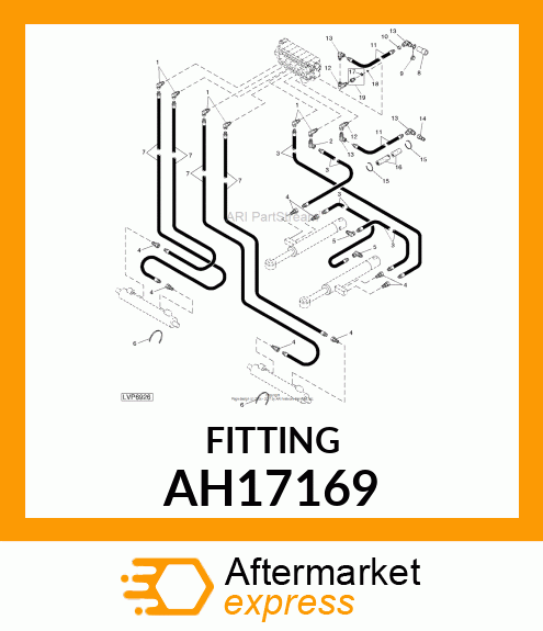 ADAPTER ,STRAIGHT AH17169