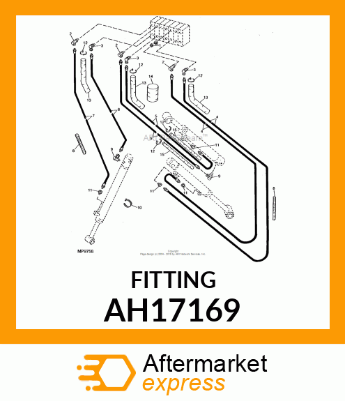 ADAPTER ,STRAIGHT AH17169