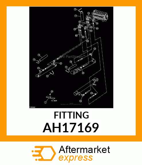 ADAPTER ,STRAIGHT AH17169