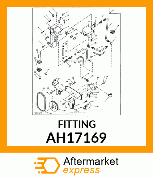 ADAPTER ,STRAIGHT AH17169