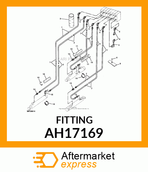 ADAPTER ,STRAIGHT AH17169