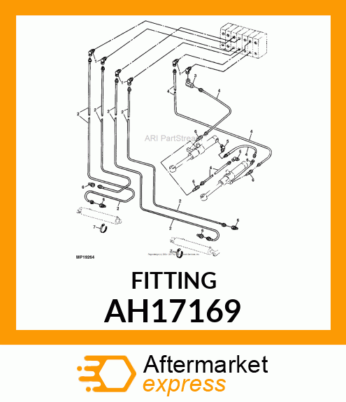 ADAPTER ,STRAIGHT AH17169