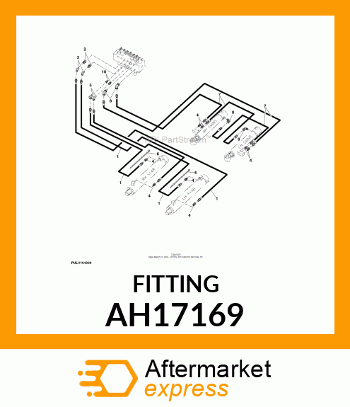 ADAPTER ,STRAIGHT AH17169