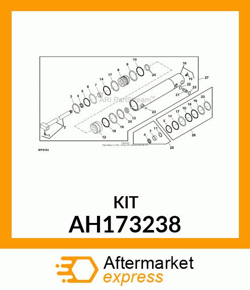 KIT, ROD SEAL,40 AH173238