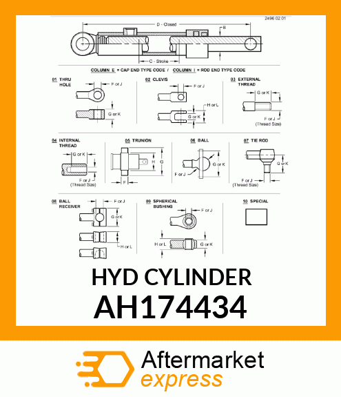 Hydraulic Cylinder AH174434