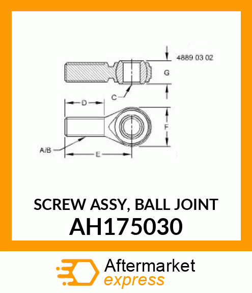 SCREW ASSY, BALL JOINT AH175030